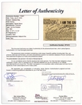 Cassius Clay Signed Album ''I Am the Greatest!'' -- With JSA COA